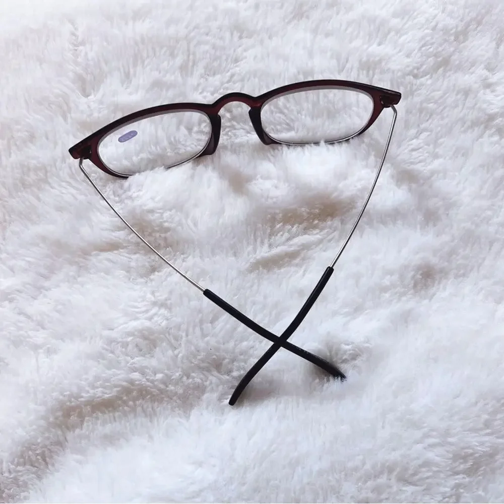 Daisy Brown Thin Lightweight Reader Glasses - Picture 6 of 10
